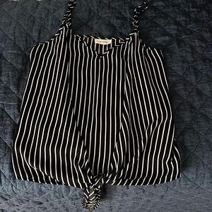 Brand- ee:some; Size- medium; Color- black and white stripes